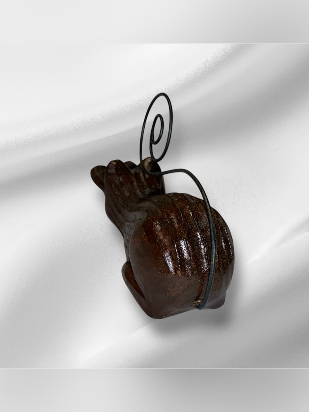 Wooden Cat Stretching Picture holder - Picture 5 of 7
